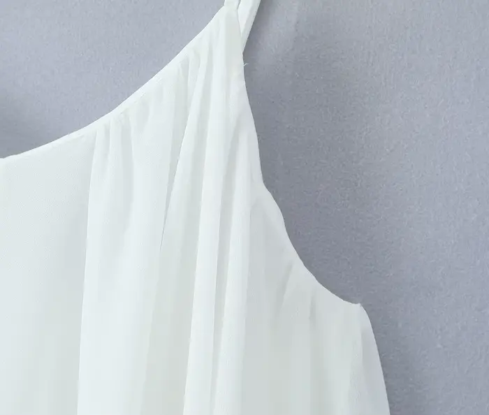 BO00-Robe courte à bretelles dos nu pour femmes, col rond, fermeture à glissière au dos, mini robes