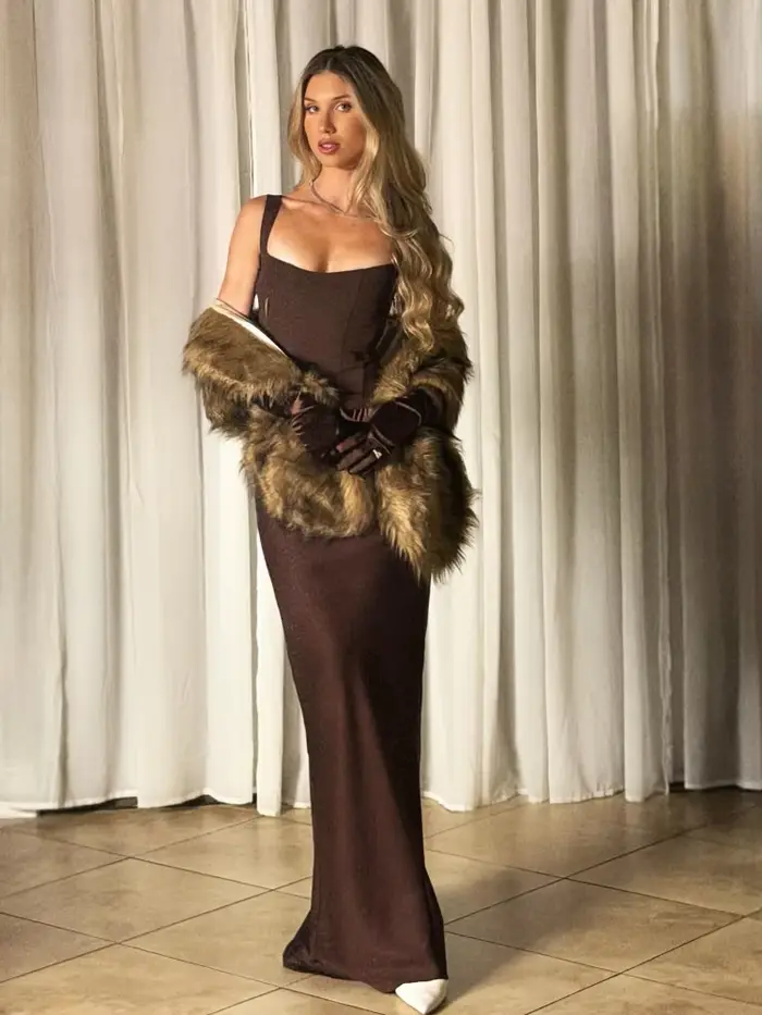 Robe Maxi de soirée de luxe pour femmes