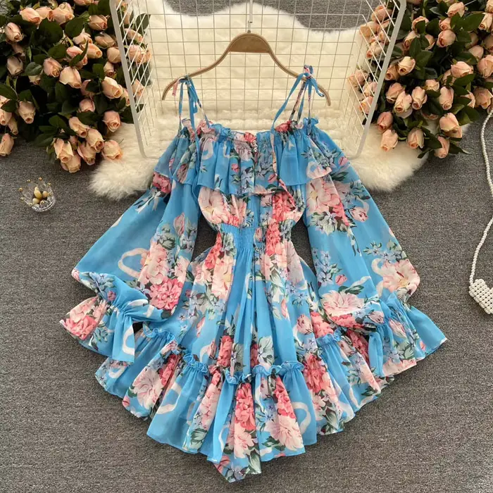 Robe rétro d'été pour femmes