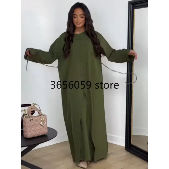 Robe de soirée en Satin pour femmes musulmanes