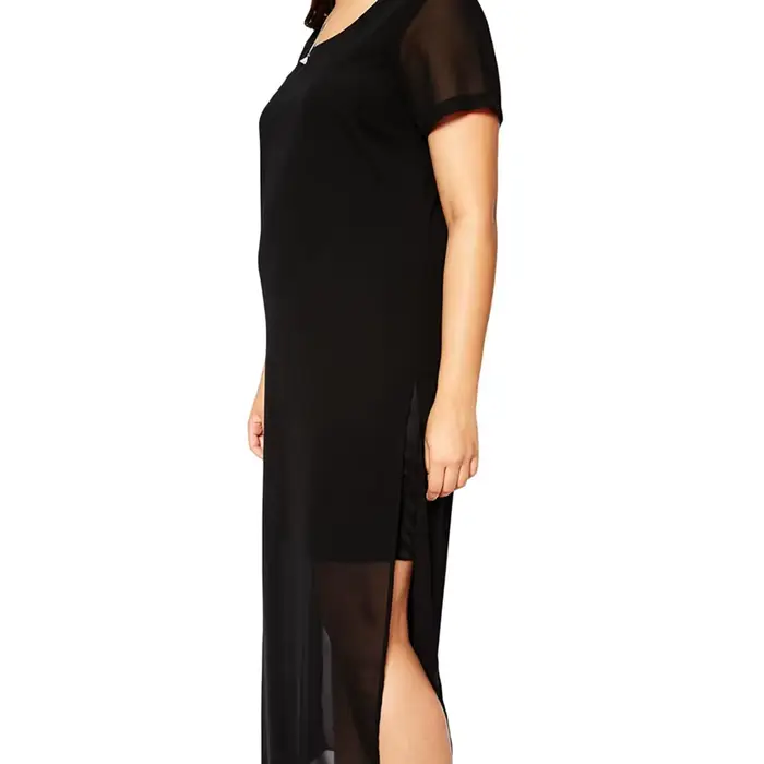 Robe Longue en Mousseline de Soie pour Femme