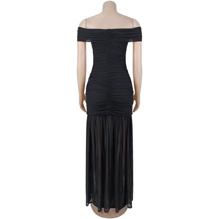 Robes pour Femme 2026 – Élégante Robe Longue de Soirée Sexy à Épaules Dénudées