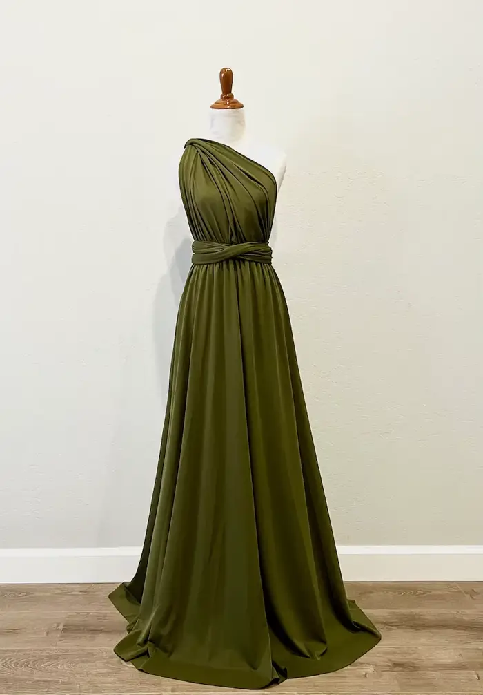 Robe de demoiselle d'honneur bleu Royal