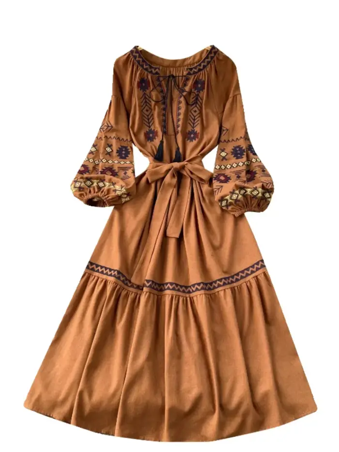 Robe de vacances bohème pour femmes
