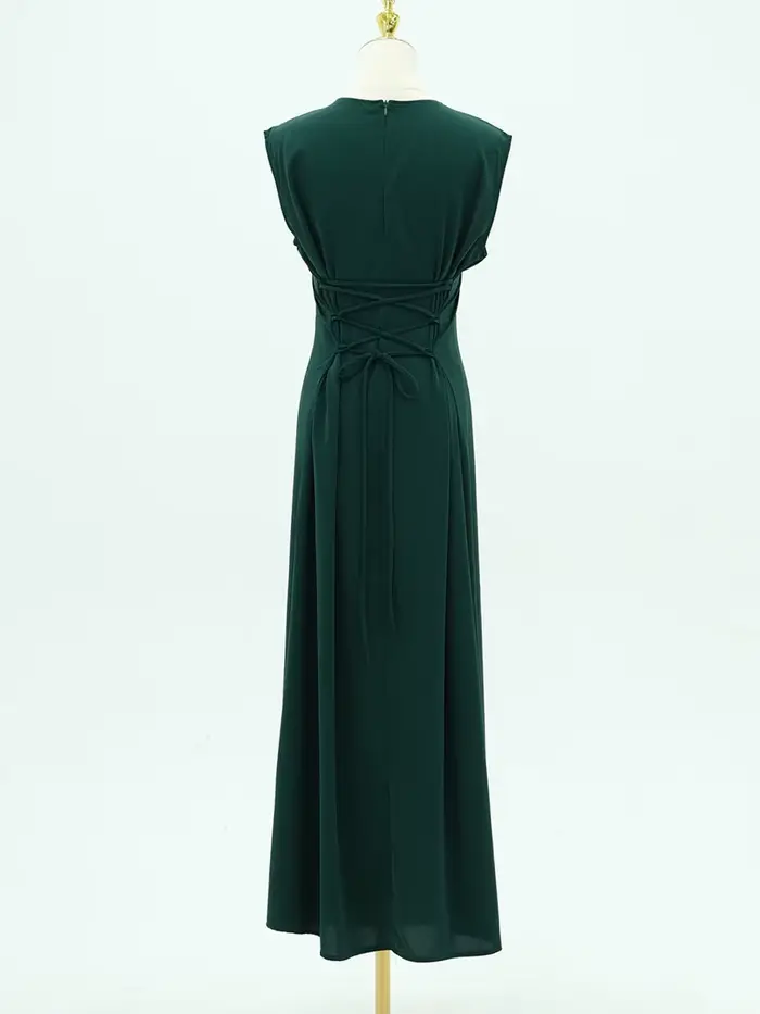 Femmes musulmanes arabe dubaï Abaya couleur unie intérieur longue Robe ceinture extensible modeste R