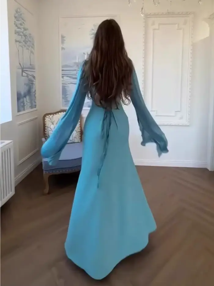 Dubaï femmes Robe de soirée Abaya solide maroc robes Largos à lacets musulman Jalabiya Ramadan