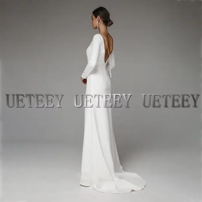 Robes de mariée en Jersey modernes et élégantes