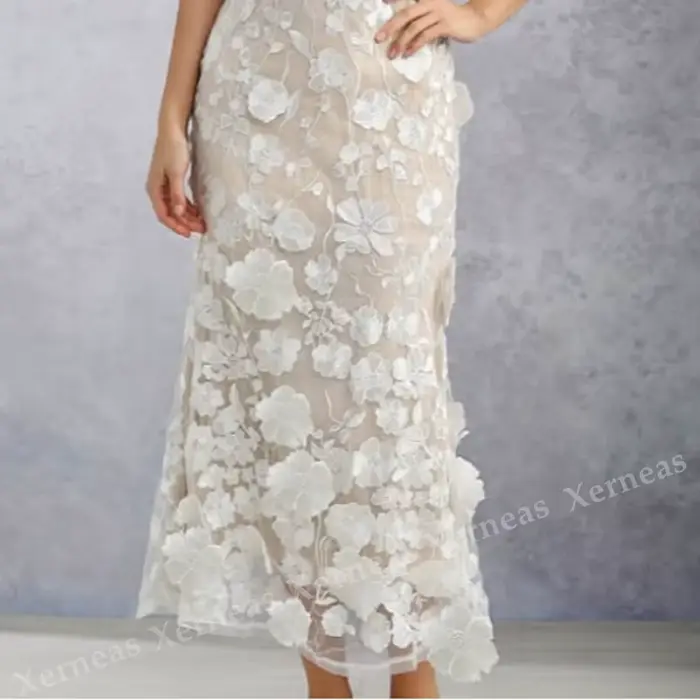 Robe de soirée de mariage personnalisée et exquise pour banquet