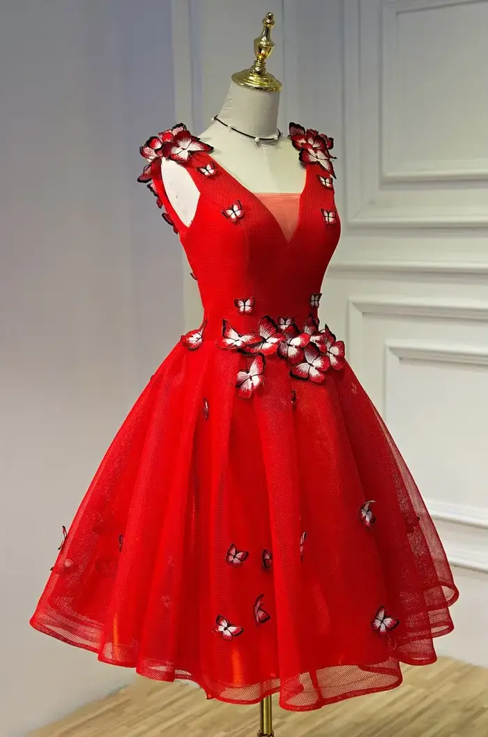 Femmes robes robe 3D papillon conception