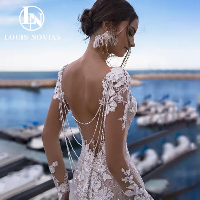 Modis-Robe de mariée sirène sexy