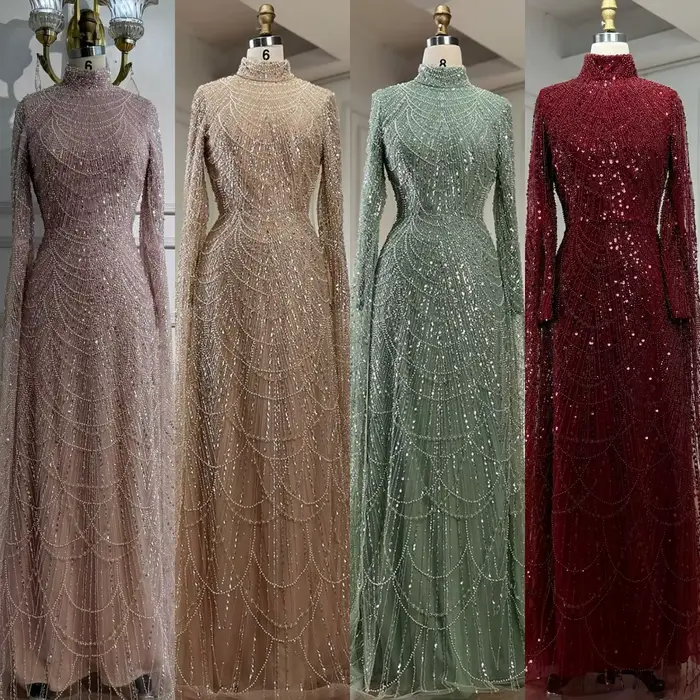 SERENE HILL – robe de soirée sirène à manches longues