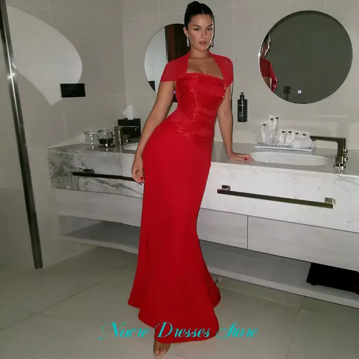 Robe de soirée personnalisée en Jersey