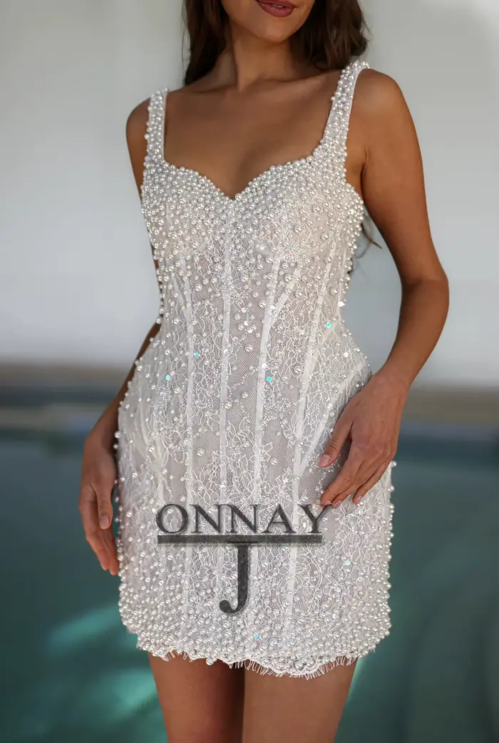 Robe de mariée personnalisée en perles et dentelle pour femmes grandes tailles et occasions spéciales