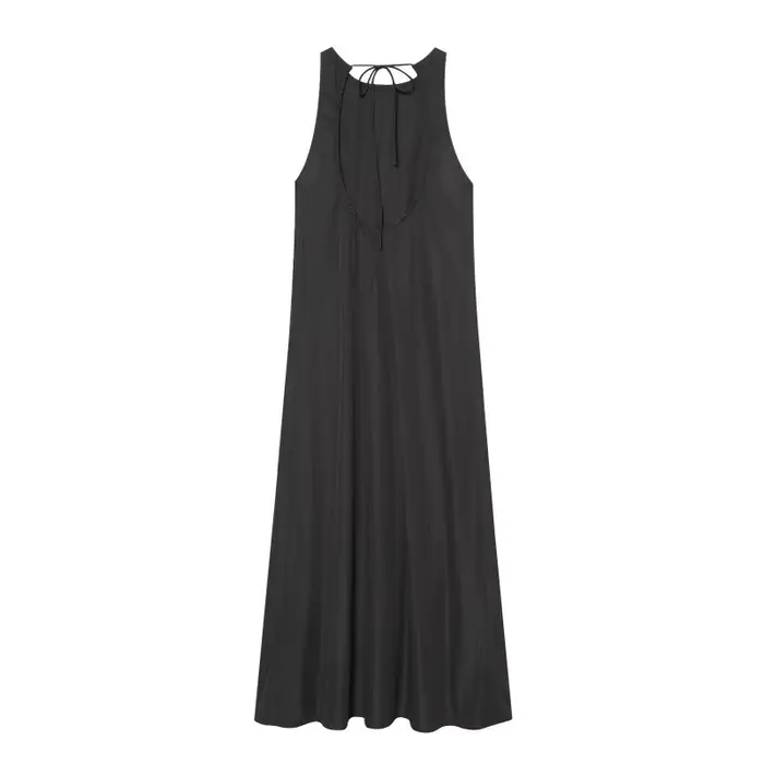 Robe midi sans manches pour femme
