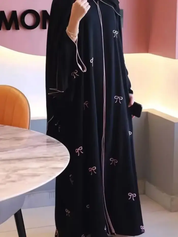 Ramadan Eid Maroc Robe femmes musulmanes Abaya 2026 Robe de prière Robe à manches longues inde Abaya
