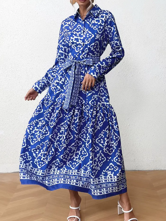 Robe longue élégante pour femmes, mode, Design transfrontalier, nœud de Sensation, robe d'ambiance e