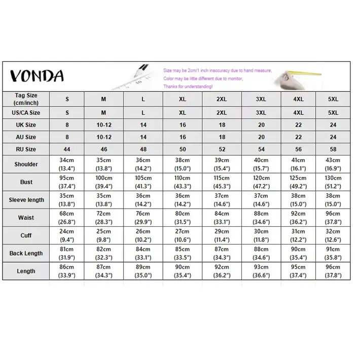 VONDA – Robe bohème à imprimé floral pour femmes