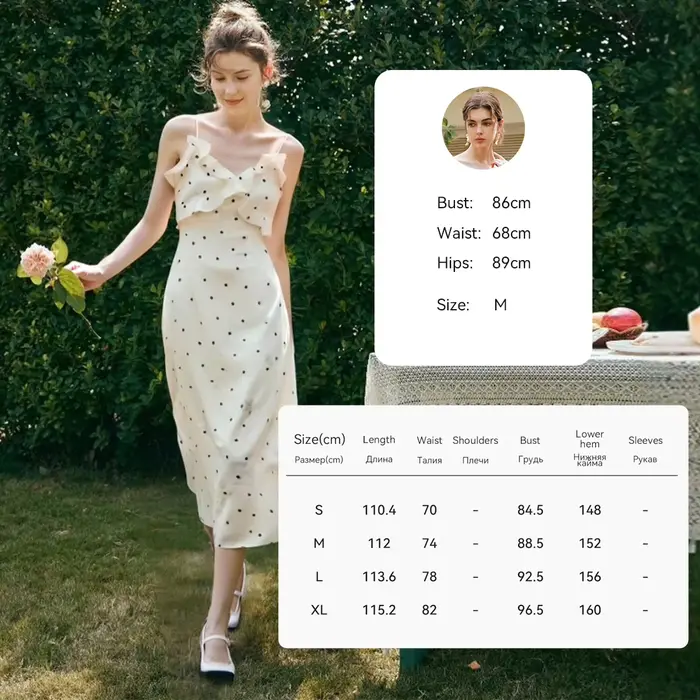Robe longue OLrain à volants pour femme, imprimé pois, élégante, pour les vacances d'été 2026, vêtem