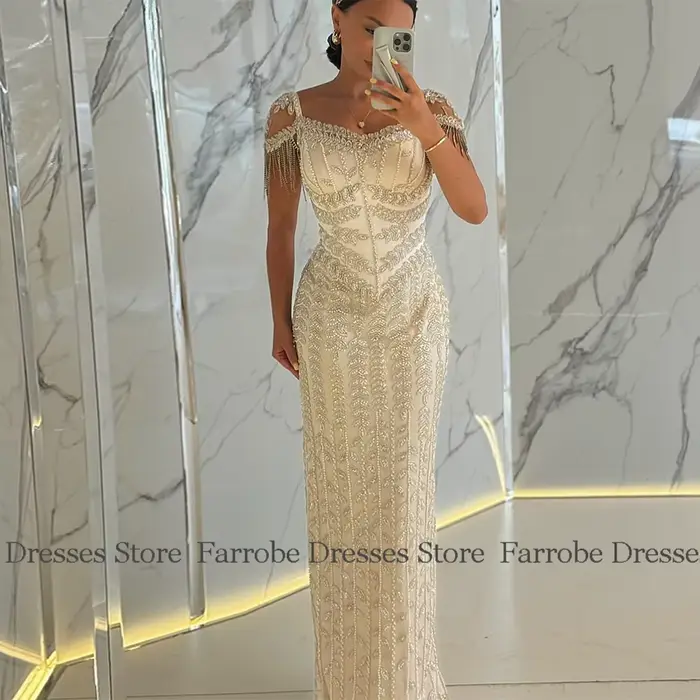 Charmante robe de soirée pour travail lourd