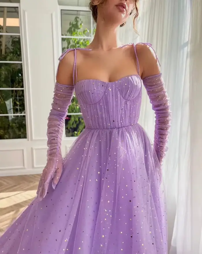 Robe de Soirée en Tulle Brcorporelle