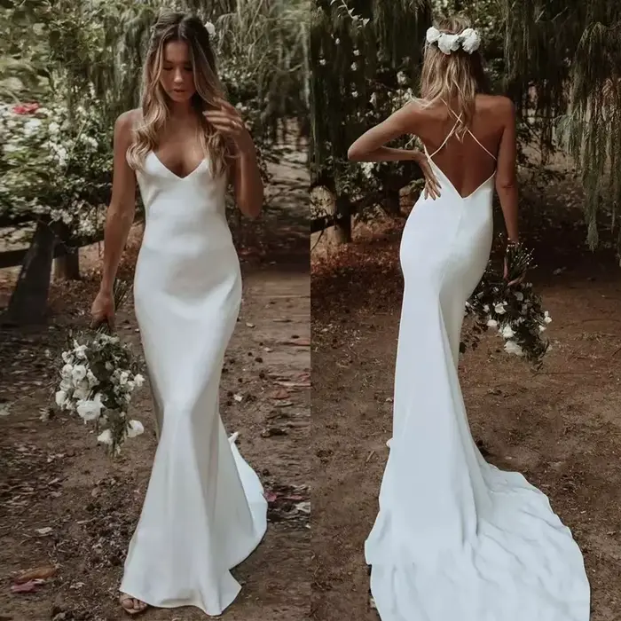 Robe de Mariée Sirène Simple