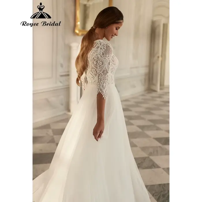 Robe de mariée vintage Roycebridal en mousseline de soie