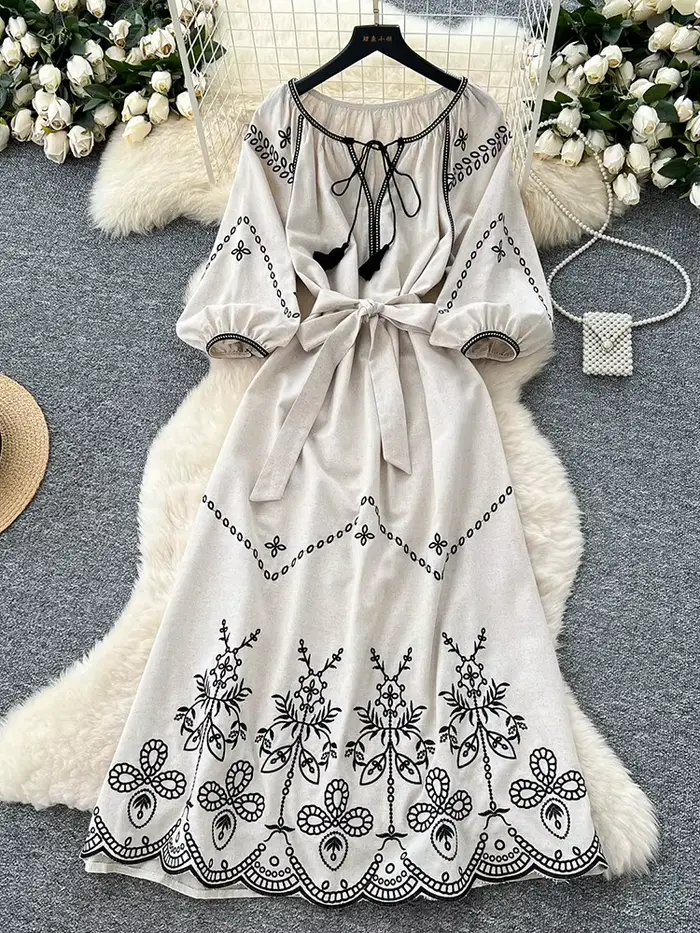 Robe de Style vacances bohème pour femmes