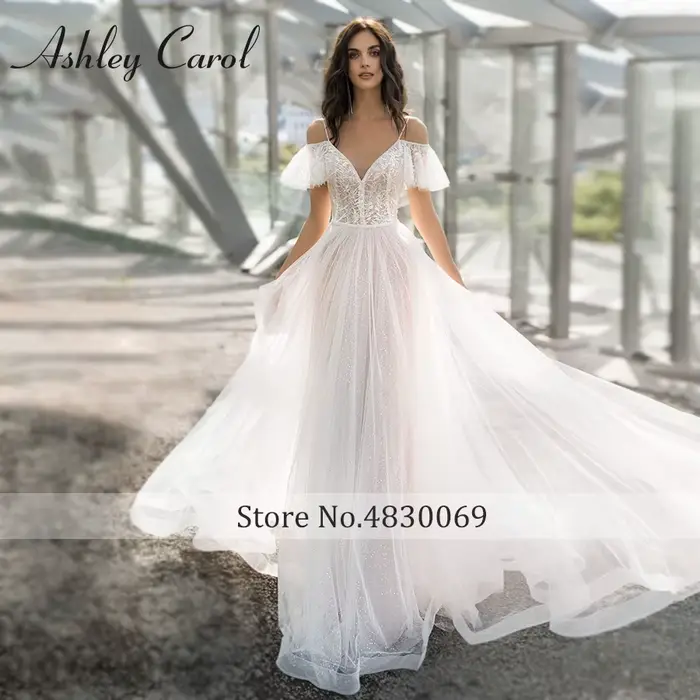 Ashley Carol-Robe de mariée trapèze