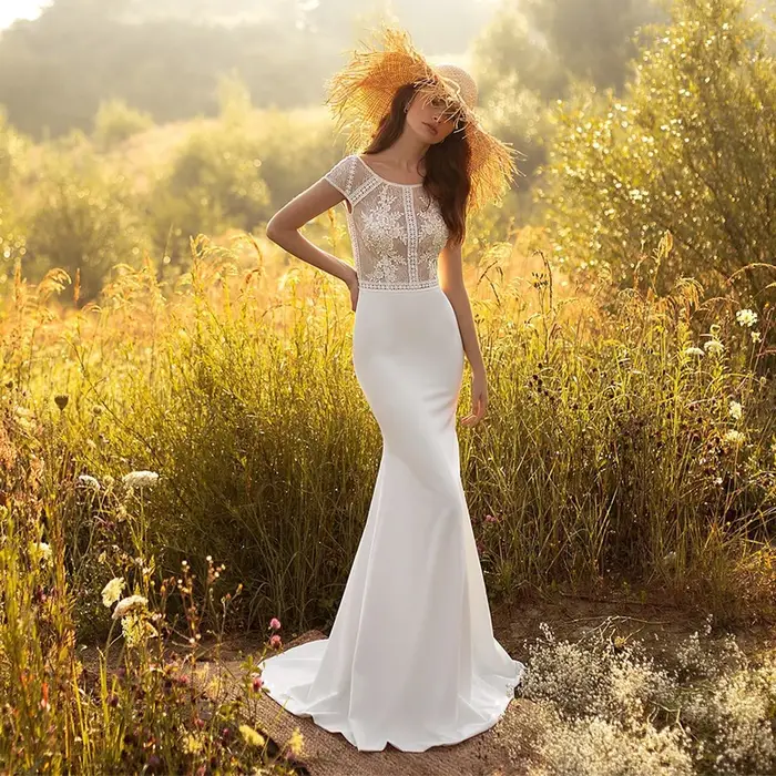 Modiis-Robes de mariée sirène pour femmes
