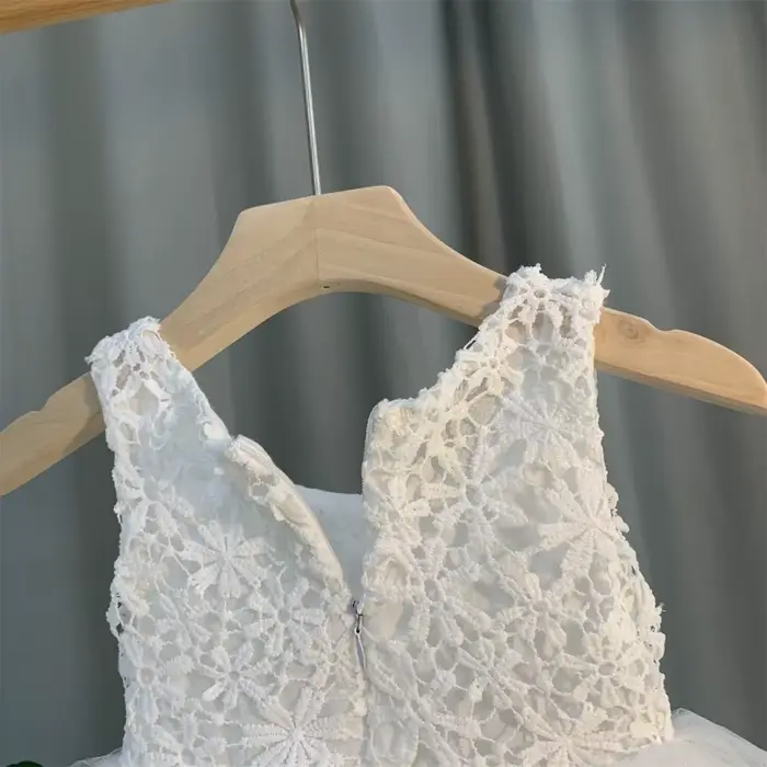 Robe de soirée en dentelle pour filles