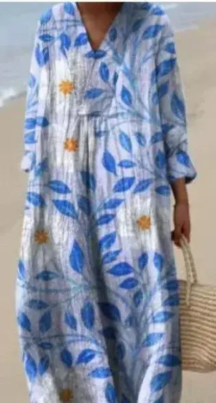 Robe d'été simple à motifs floraux 2026 – Nouvelle collection femme : Confortable