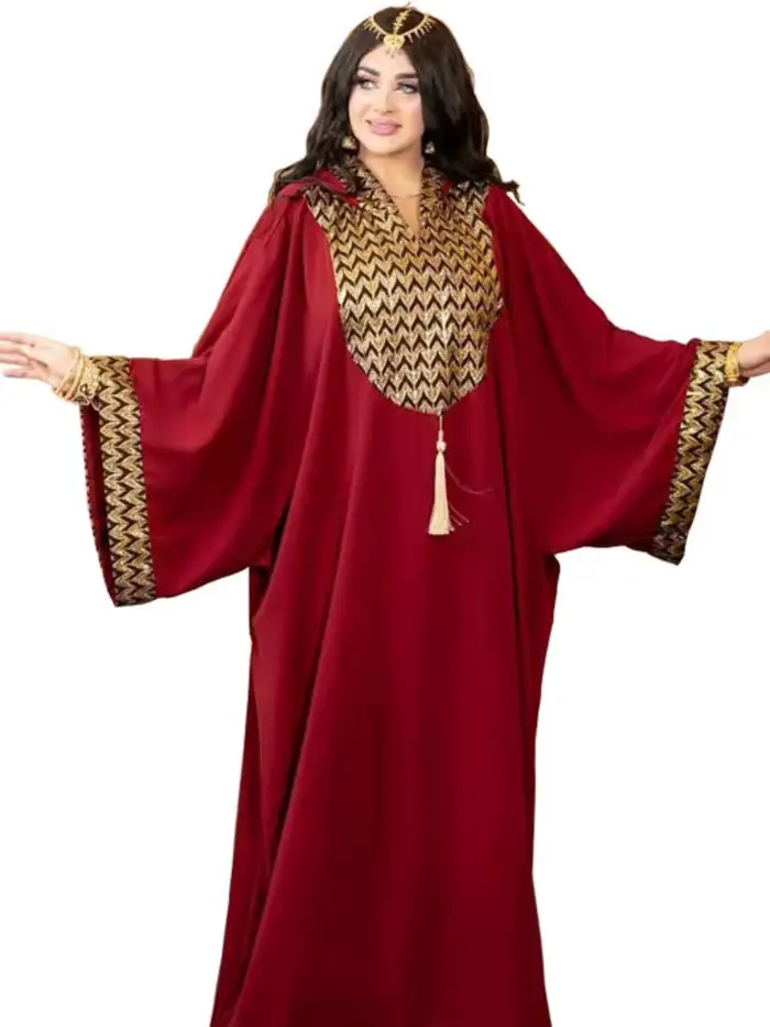 Robe de soirée africaine à capuche pour femmes musulmanes