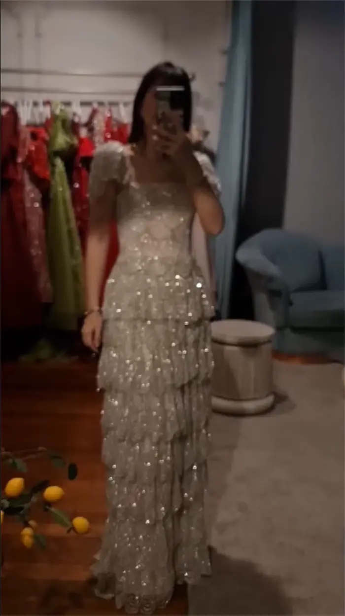 FATAPAESE Haute Couture robe perles exquises pierres à plusieurs niveaux robes de bal de soirée de luxe arabe dubaï
