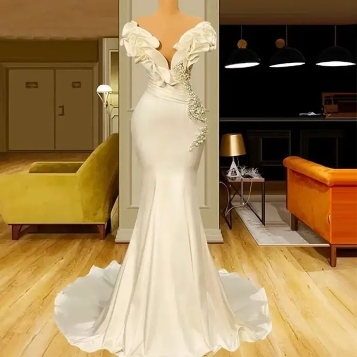 Robe de mariée sirène moderne