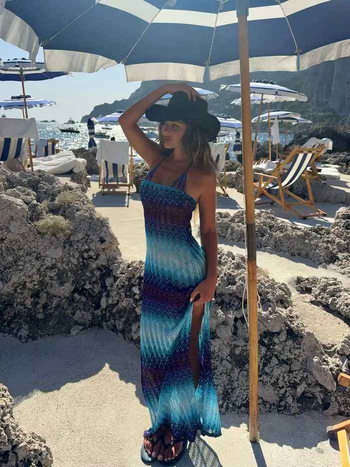 Robe sans bretelles femmes imprimer Maxi robes pansement