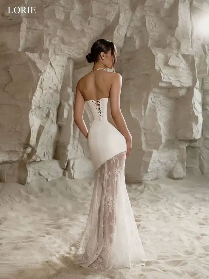 Robes de mariée LORIE en dentelle patchwork