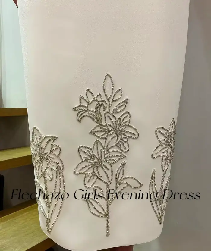Flechazo-Robe de Soirée Blanche pour Femme