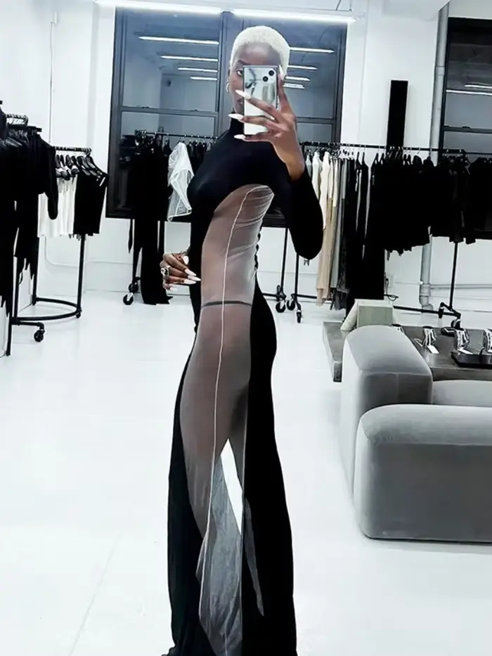Robes Maxi noires pour femmes