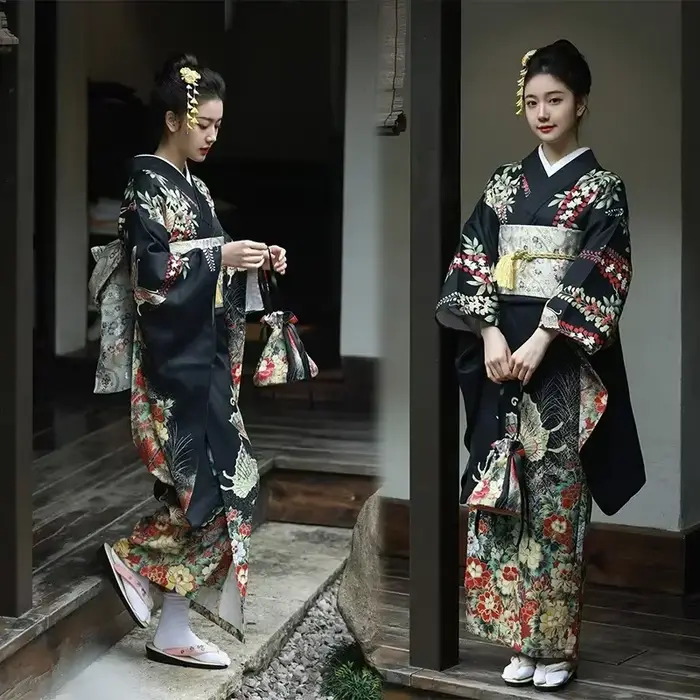 Robe Kimono Traditionnelle Japonaise pour Femme, Tenue de Soirée, Vêtements de Cosplay, Tenue de Pho