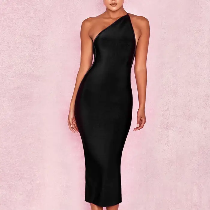 Robe à bandes pour femmes