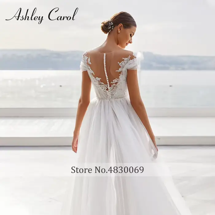 Ashley Carol-Robe de mariée A-Line
