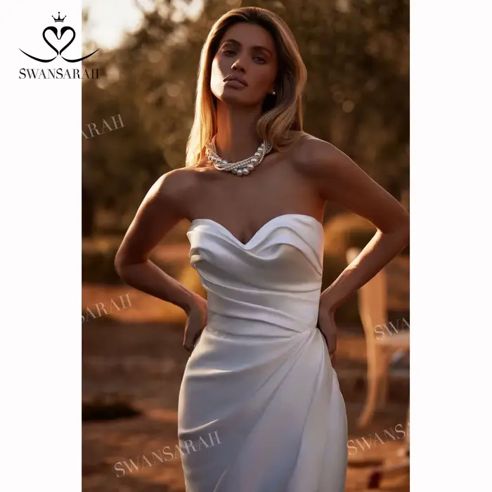 Robe De mariée Simple sans manches