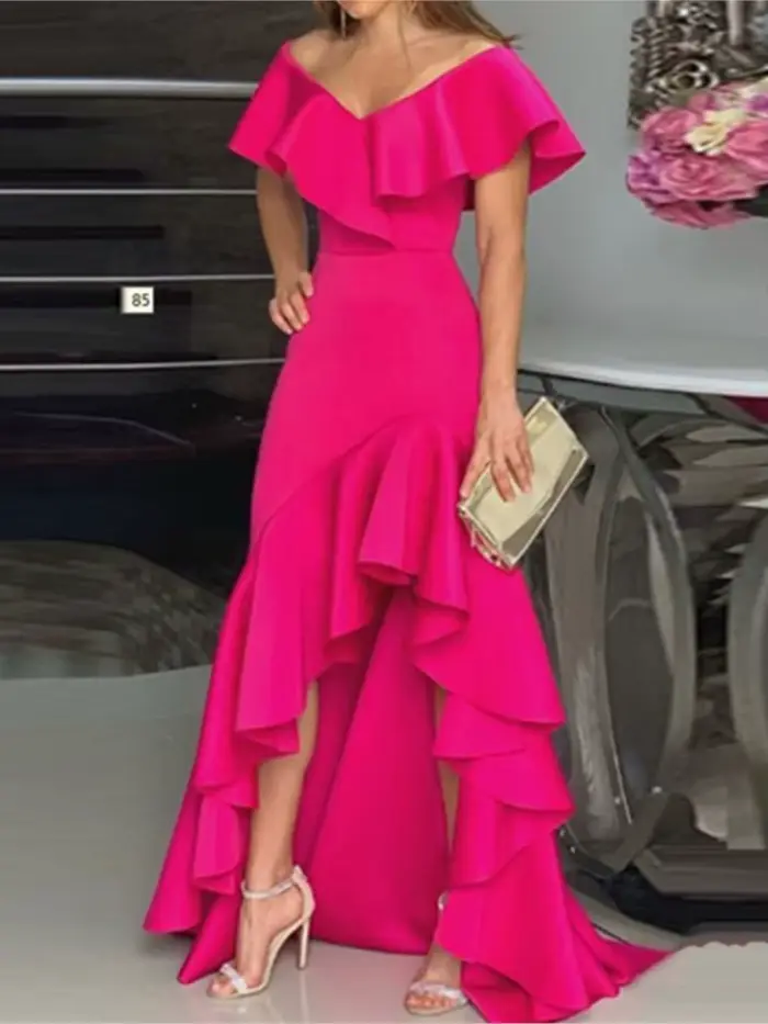 Robe longue de soirée élégante pour femmes