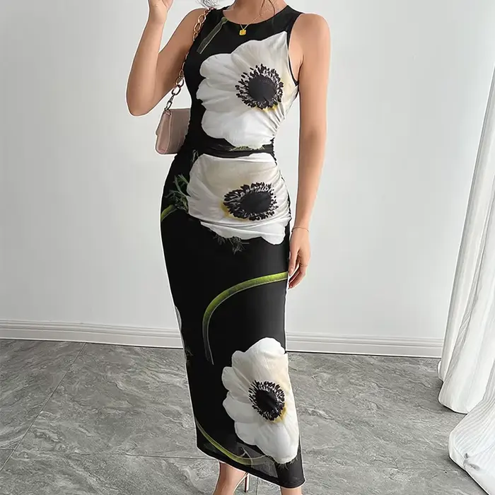 Robe longue débardeur élégante pour femmes