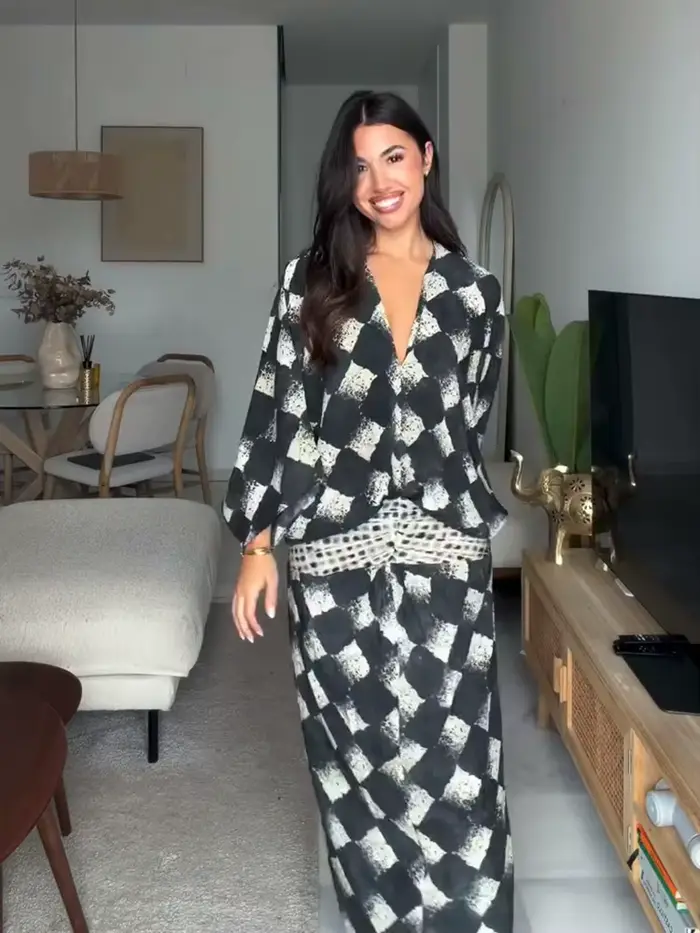 Robe Chic Imprimée pour Femme