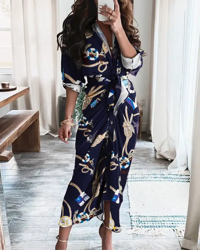 Robe chemise pour femme