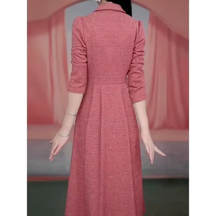 Robe longue à manches longues pour femme