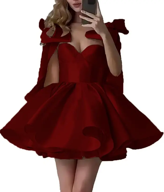 Robe de soirée en or rose pour femmes, hors de l'initiative, robe de cocktail, mini zones courtes, c