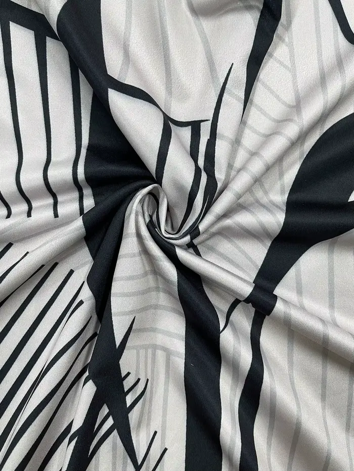 Robe longue polyester élasthanne imprimé géométrique col rond décontracté ample et fluide avec poches pour femmes grandes tailles printemps été