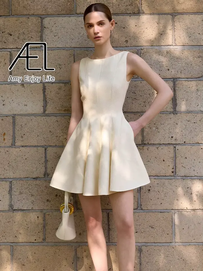 AEL robe sans manches pour femmes robes d'été élégantes 2025 nouvelle Collection